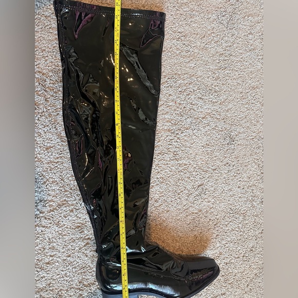 Journee Collection Patent Over the Knee Boot (Extra Wide Calf) - Picture 3 of 7